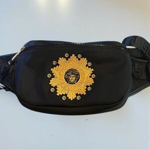 Versace Medusa Sunburst Nylon Belt Bag / Crossbody – NWT